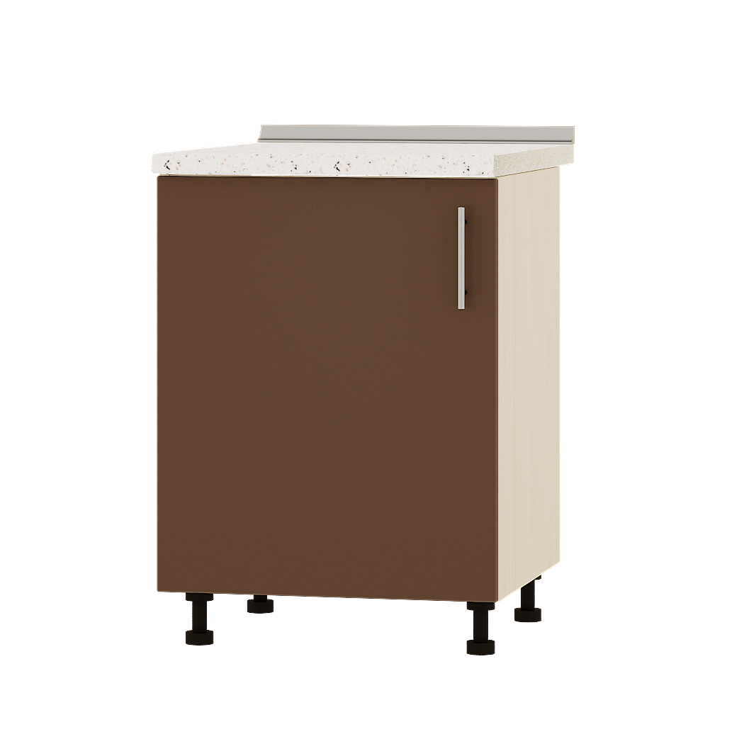 

Кухня Оптима модуль Низ Н79-600 Капучино - Дуб молочный 60х47х82 см