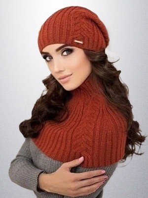 

Комплект Герда 4309 Braxton терракотовый 54-56 см