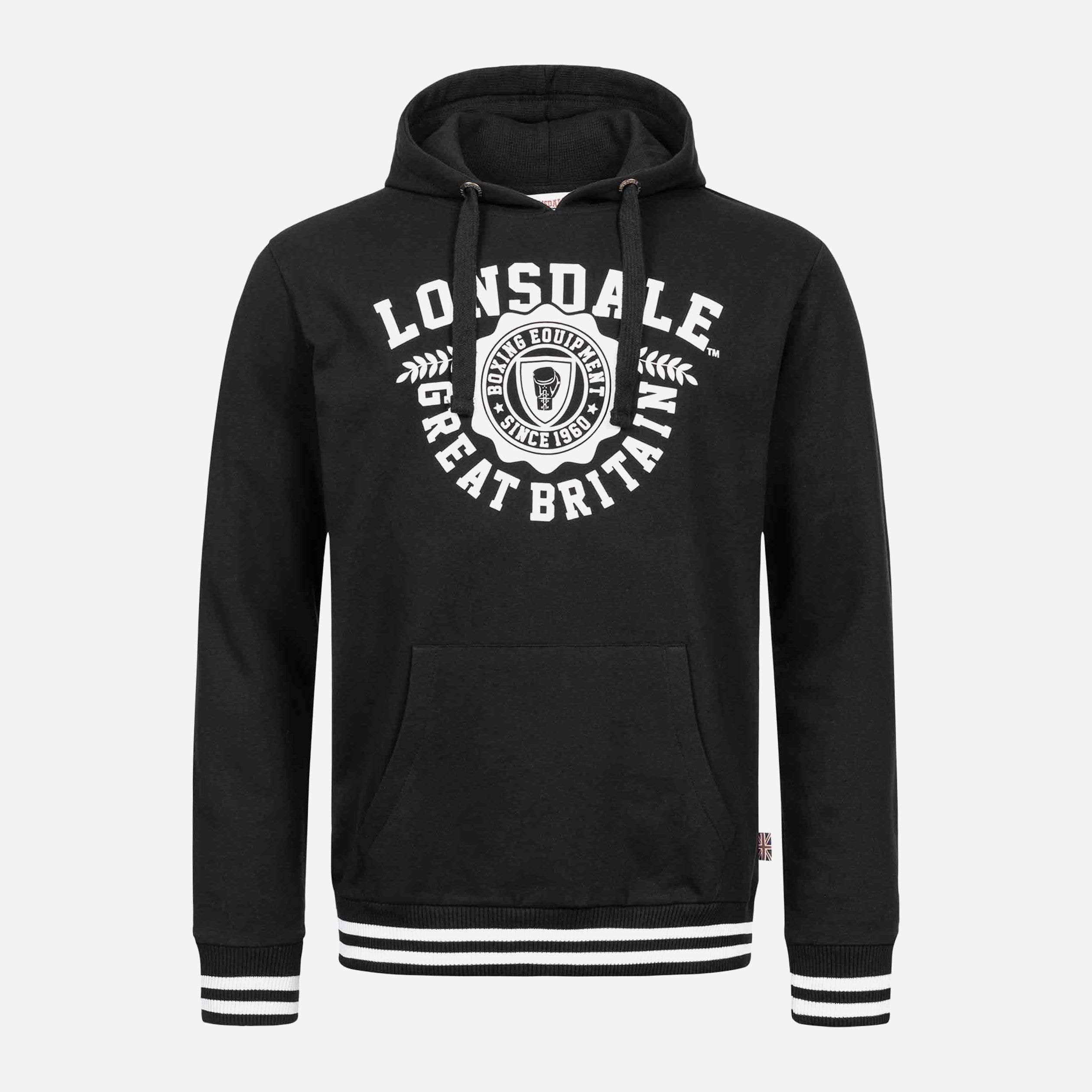 

Худи Lonsdale Daccombe 117140 XL Black/White