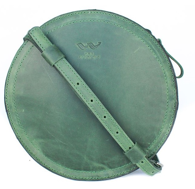 

Сумка женская кожаная The Wings AMY S зеленая винтажная TW-Amy-small-green-crz
