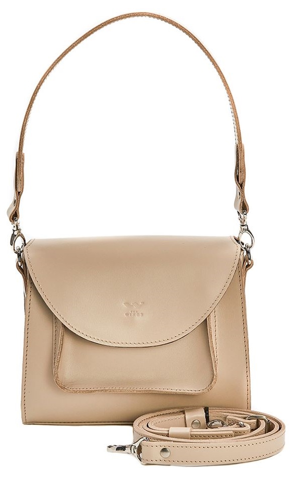 

Сумка женская кожаная The Wings LIV бежевая TW-Liv-beige-ksr