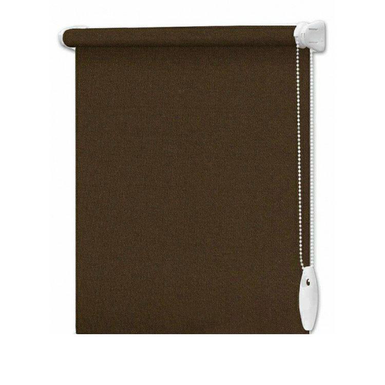 

Рулонная штора термо blackout InterDiz Julia С120 122,5х160 см открытого типа Темно-коричневый
