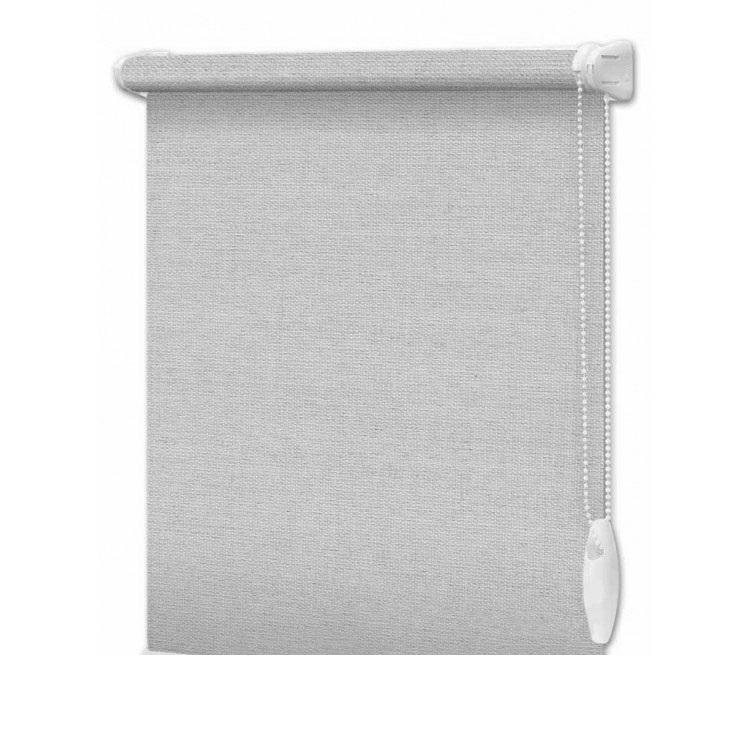 

Рулонная штора термо blackout InterDiz Меланж ВО 6 90х160 см открытого типа Светло-серый