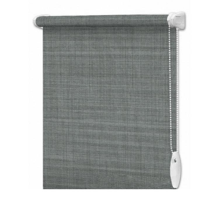 

Рулонная штора термо blackout InterDiz Меланж ВО 8 107,5х160 см открытого типа Серый