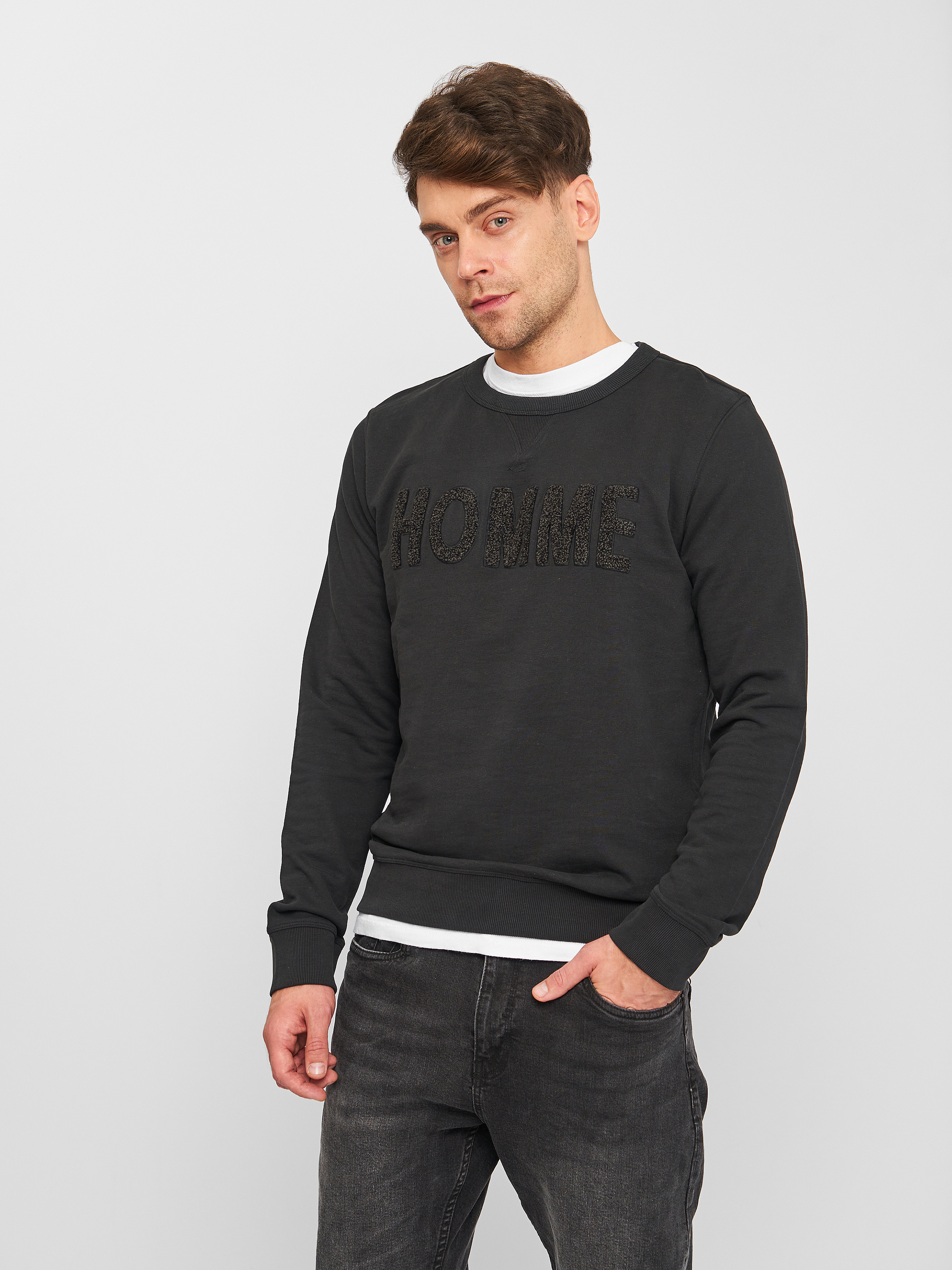 

Свитшот Selected Homme XAZ257007OTTK  Черный с принтом, Свитшот Selected Homme XAZ257007OTTK L Черный с принтом
