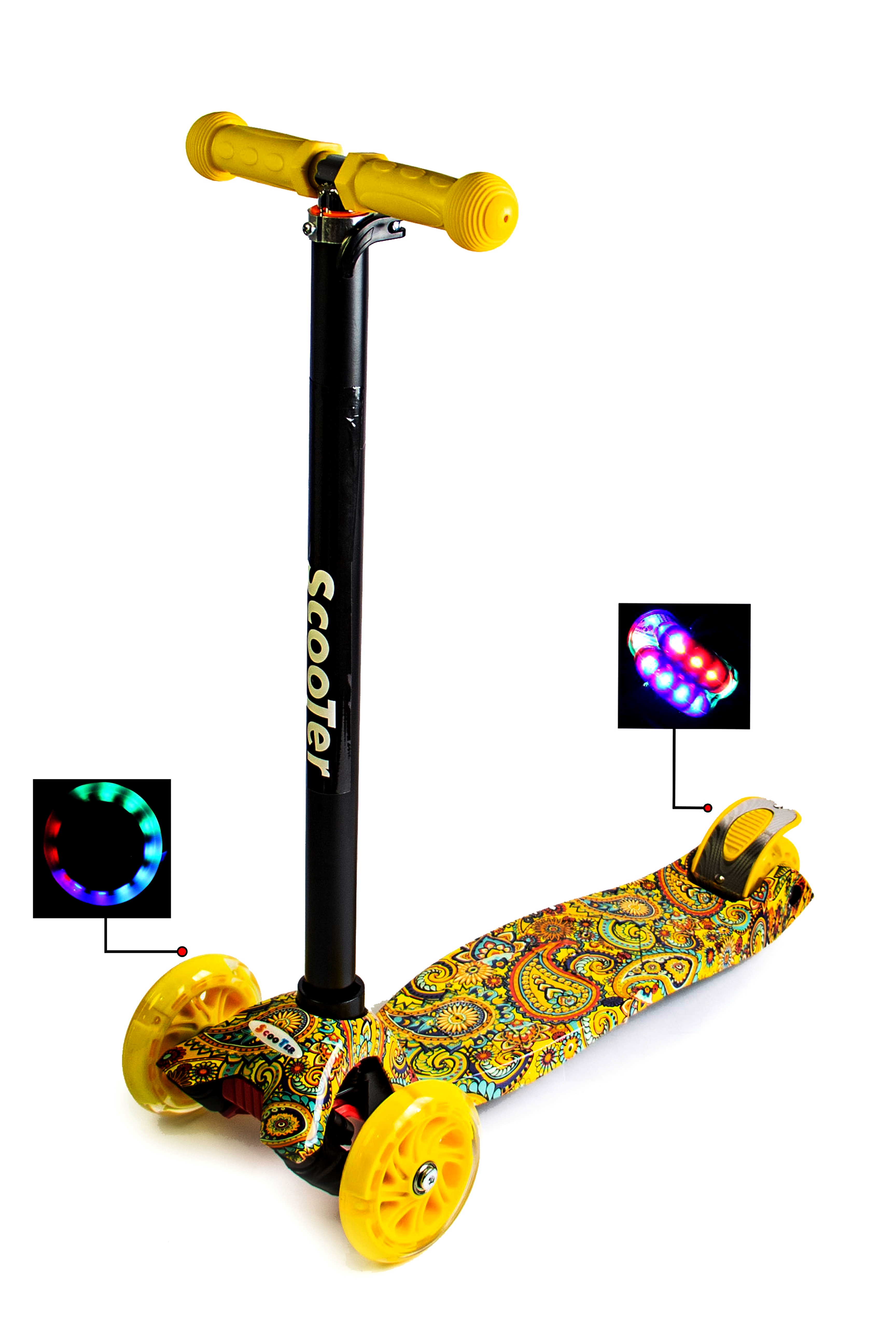 

Детский самокат Scale Sports MAXI ABEC-7 Карусель.