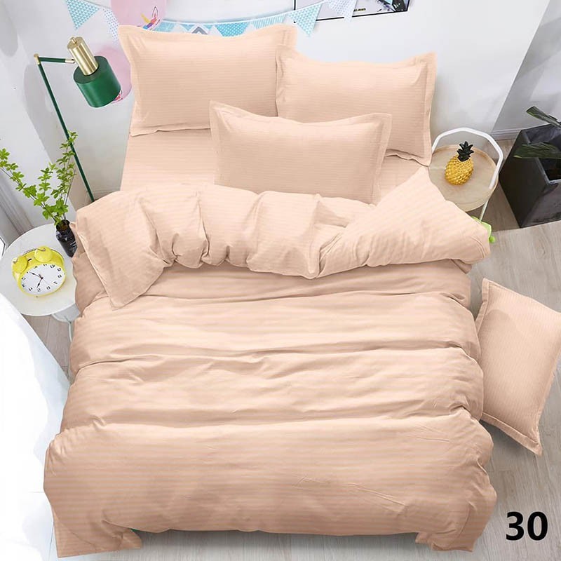 

Постельное Белье из Страйп Сатина беж 150х220х2 - Семейный SleepTime