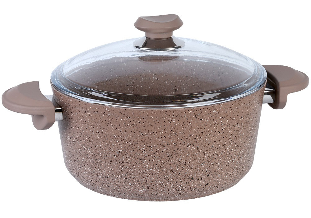 

Кастрюля со стеклянной крышкой Oms 3110-30-Brown 8.7 л 30 см