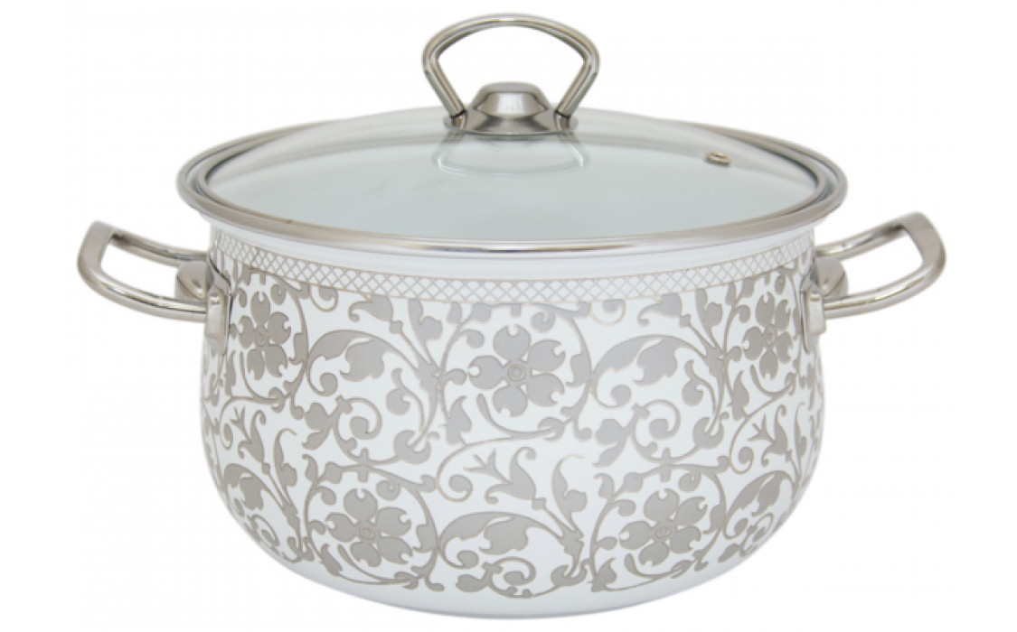 

Кастрюля с крышкой Infinity Вензель DS-1330-24 24 см 6.5 л