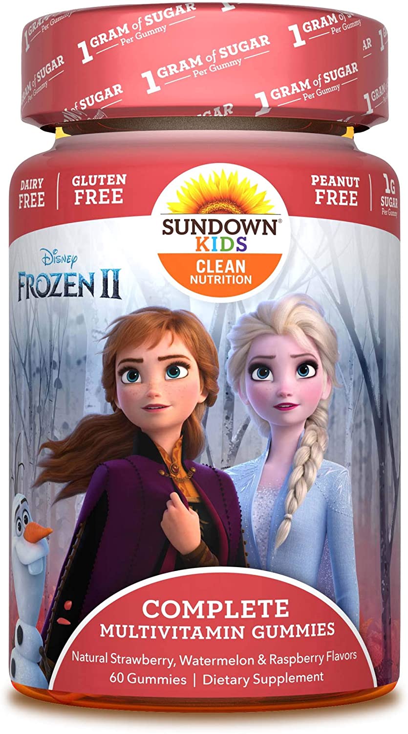 

Sundown Naturals Kids Disney Frozen II Complete Multivitamin 60 таблеток (4384303963)