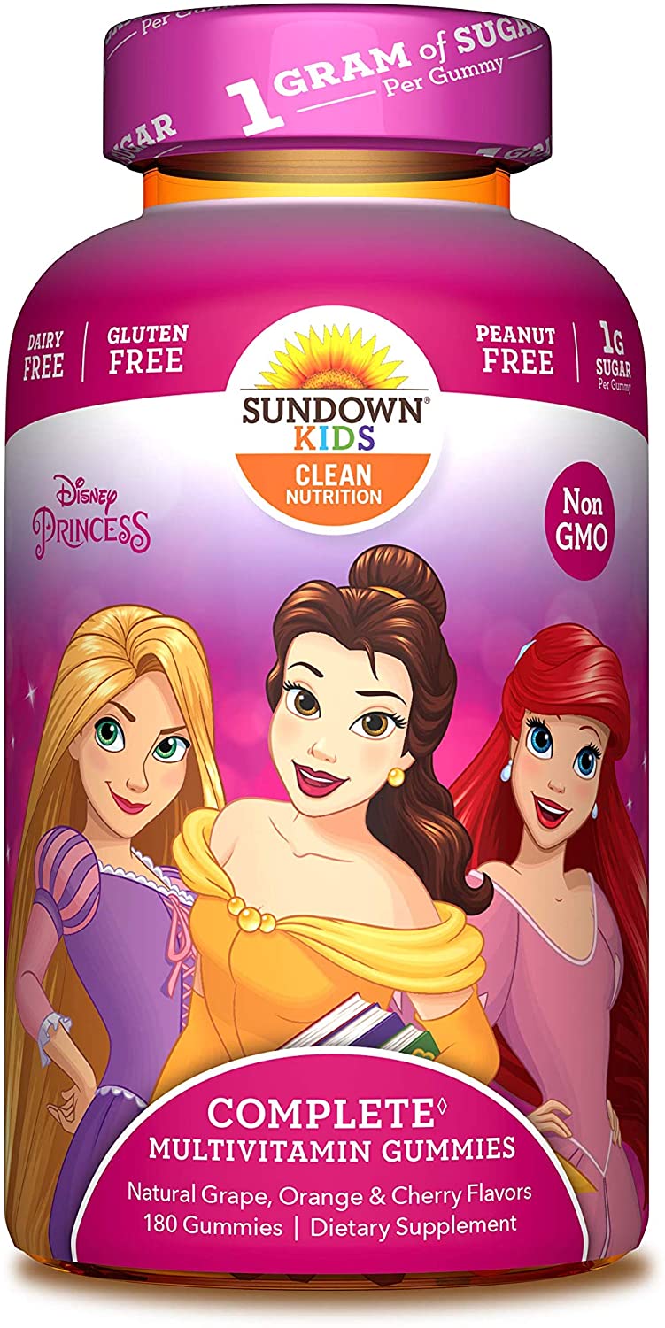 

Sundown Naturals Complete Multivitamin Gummies Disney Princess 180 таблеток (4384303964)