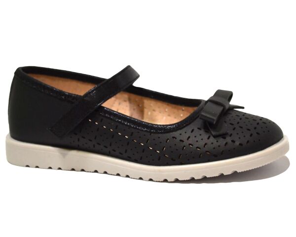 

Туфлі WEESTEP арт.4102-BK, перфорація, matte, чорний, 33р