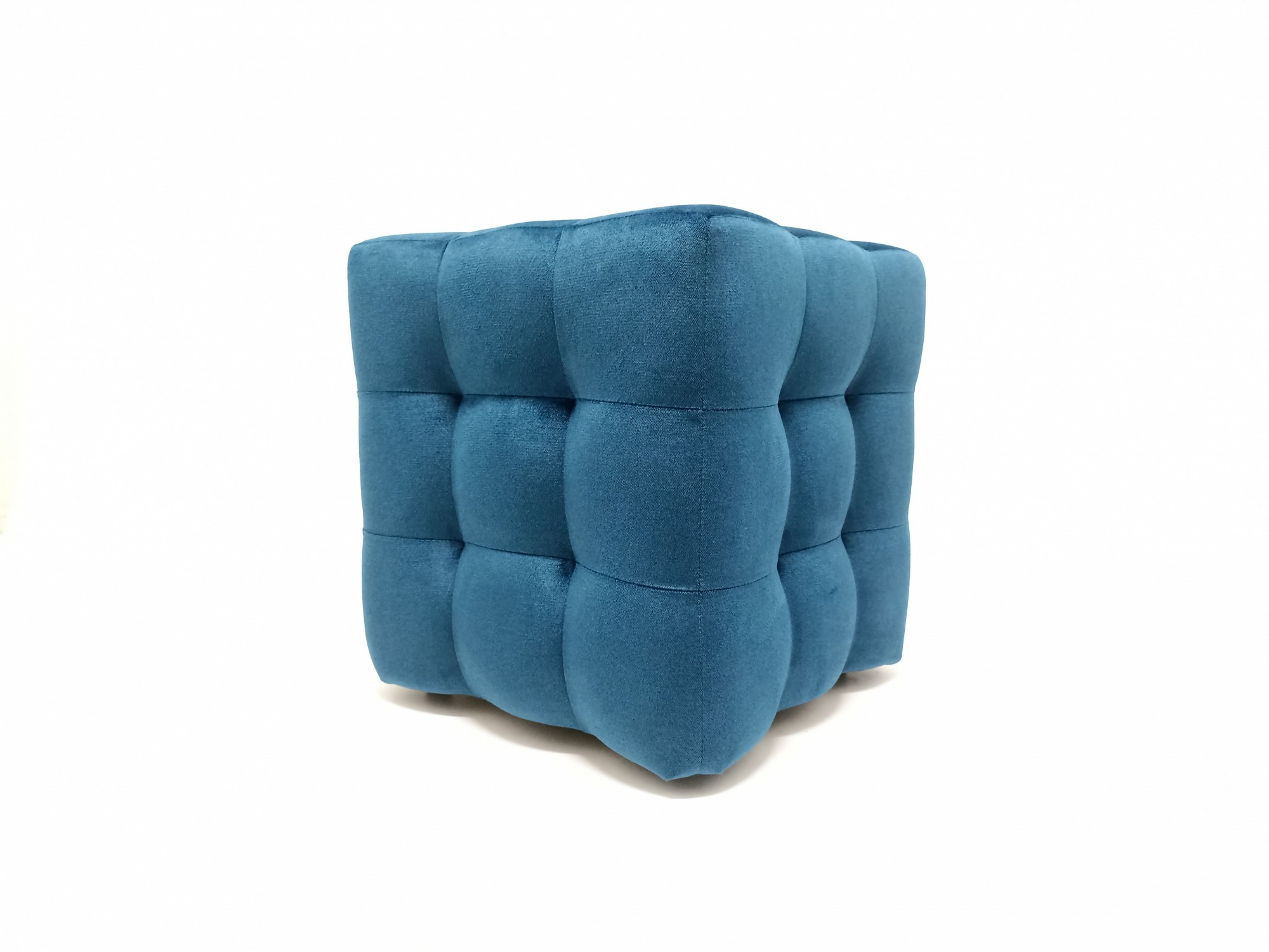 

Пуф квадратный Куб PiLLowDesign 45х45 см синий Misoni 17