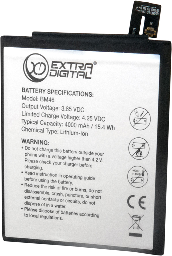 

Аккумулятор ExtraDigital для Xiaomi Redmi 7 BN46 4000 мА·ч
