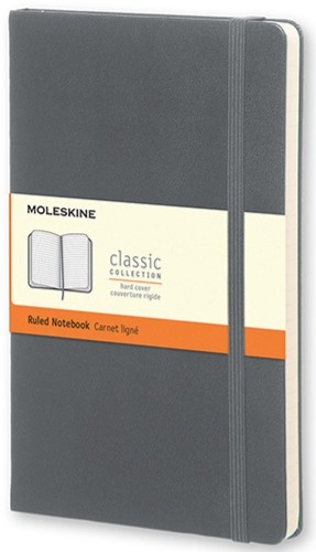 

Блокнот Moleskine Classic кишеньковий 9 х 14 см в лінію сірий
