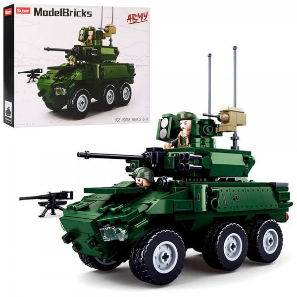 

Конструктор Sluban Военная машина 382 детали M38-B0753-YV