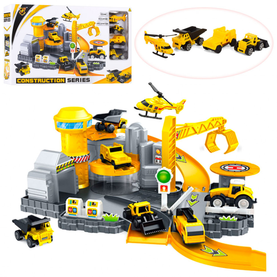 

Игровой набор PENG RONG гараж с транспортом 24 детали P871-A-RY