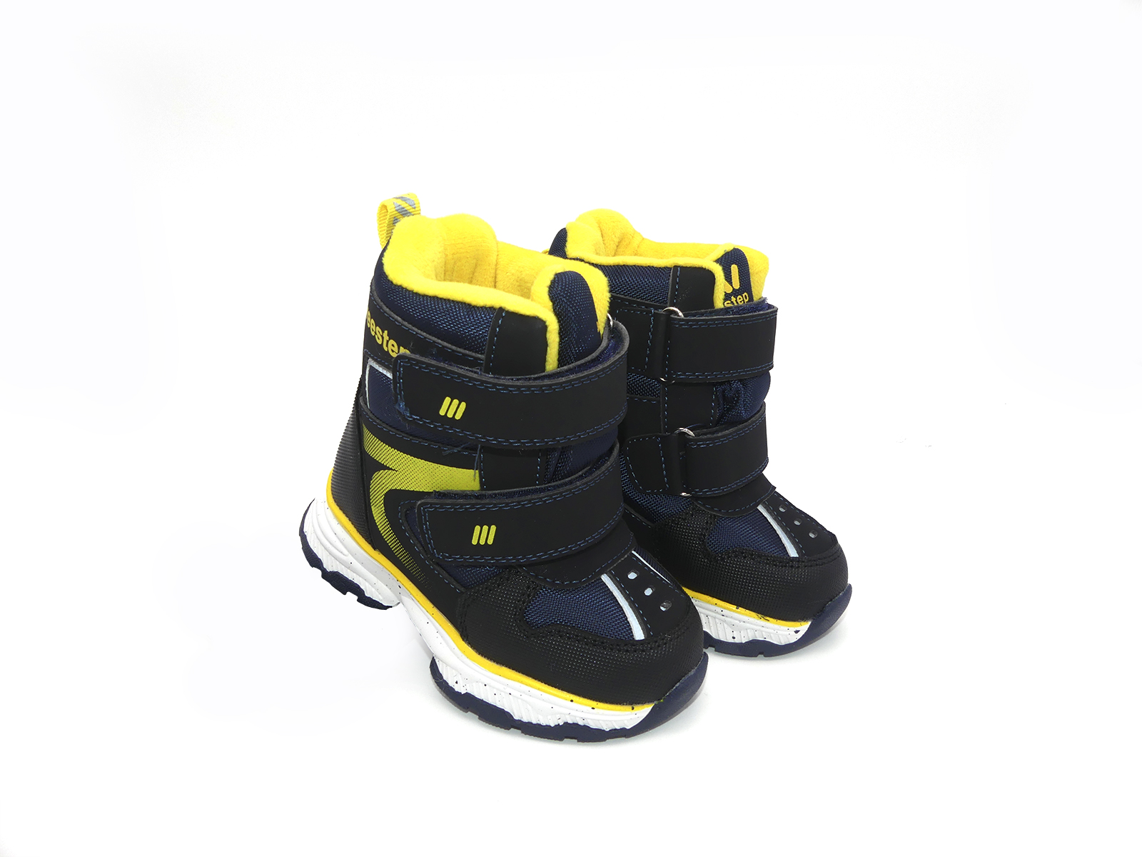 

Термо ботинки Weestep черные с желтым флисом (982-862) 24(р)