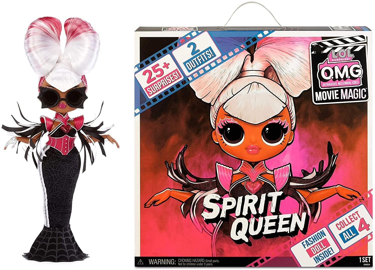 

Кукла L.O.L. Surprise! серии "O.M.G. Movie Magic" Spirit Queen - Королева Кураж