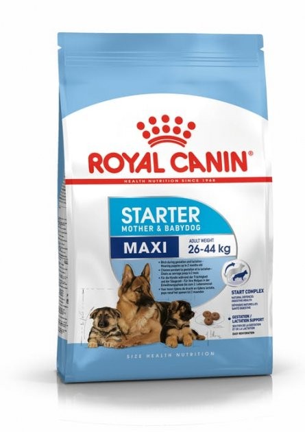 

Сухой корм Royal Canin Maxi Starter для щенков крупных пород до 2 месяцев 4 кг (3182550778770)