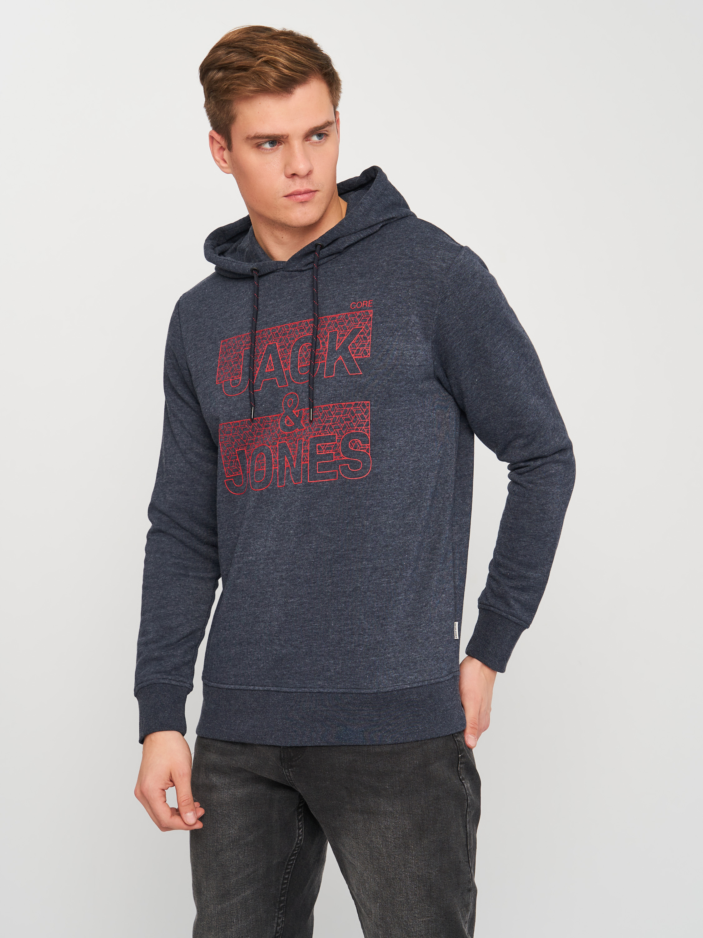 

Худи Jack & Jones XAZ210095KIIS  Темно-синее с принтом, Худи Jack & Jones XAZ210095KIIS L Темно-синее с принтом