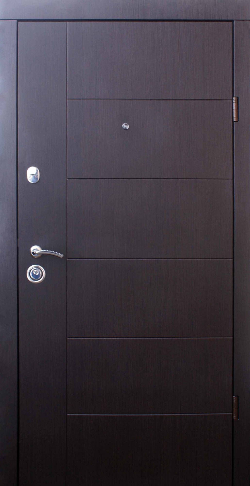 

Двери входные Qdoors Эталон Аризона 950*2050 квартира венге темный правая