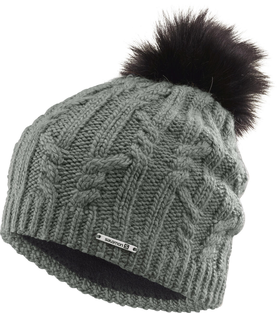 

Шапка SALOMON IVY BEANIE серый sC15924-OSFA