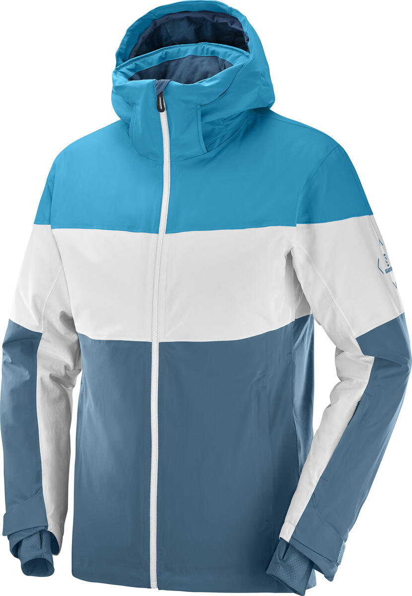 

Куртка г/л SALOMON SLALOM JACKET M синий/белый/голубой sC15878, Куртка г/л SALOMON SLALOM JACKET M синий/белый/голубой sC15878-L