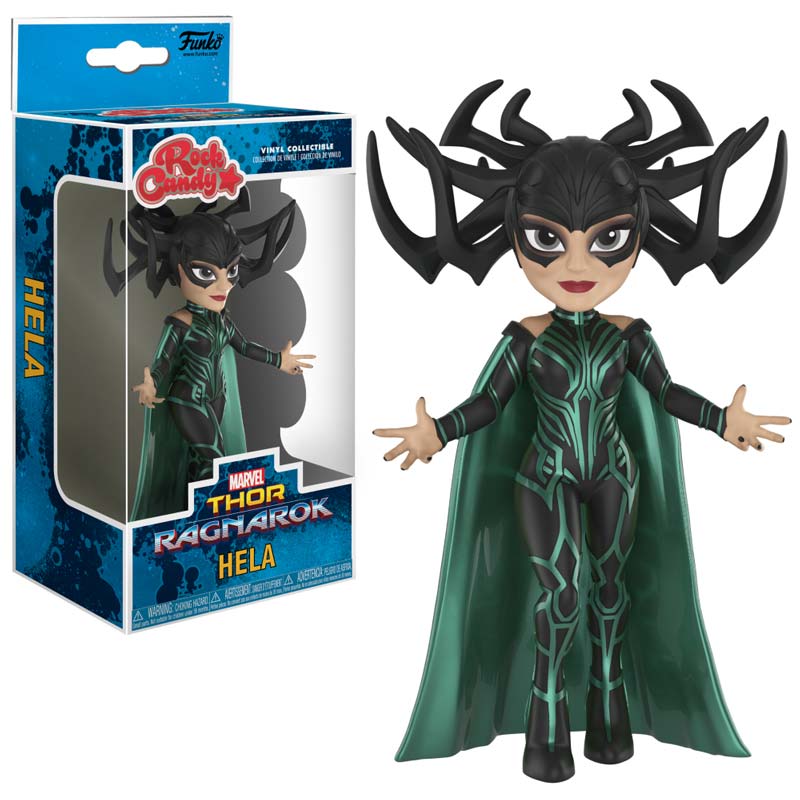 

Игровая виниловая фигурка Funko POP! Серии Marvel -Хела (Rock Candy), 9,6 см