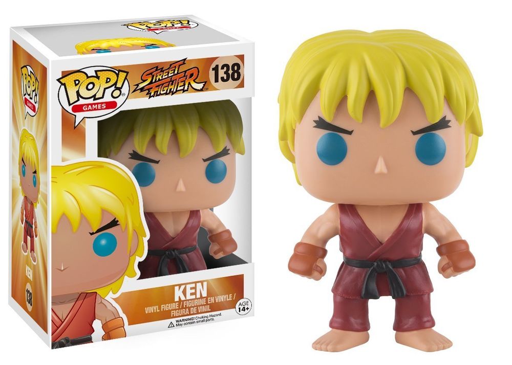 

Игровая виниловая фигурка Funko POP! Серии Street Fighter - Кен, 9,6 см