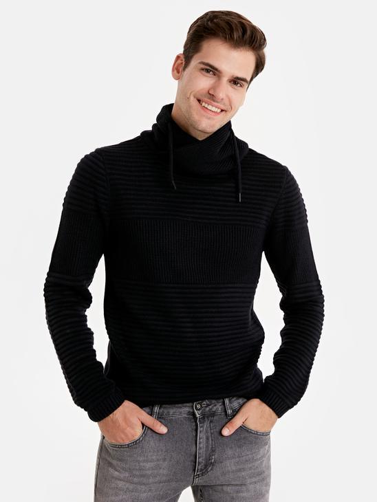 

Мужской свитер LC Waikiki фактурной вязки  Синий (LCWKnitwear-3289, Мужской свитер LC Waikiki фактурной вязки XL Синий (LCWKnitwear-3289)