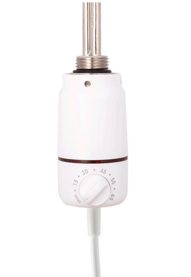 

Электро тэн в сушарку для полотенец Cini GT с регулятором 5-70C, белый (white) 600 Вт