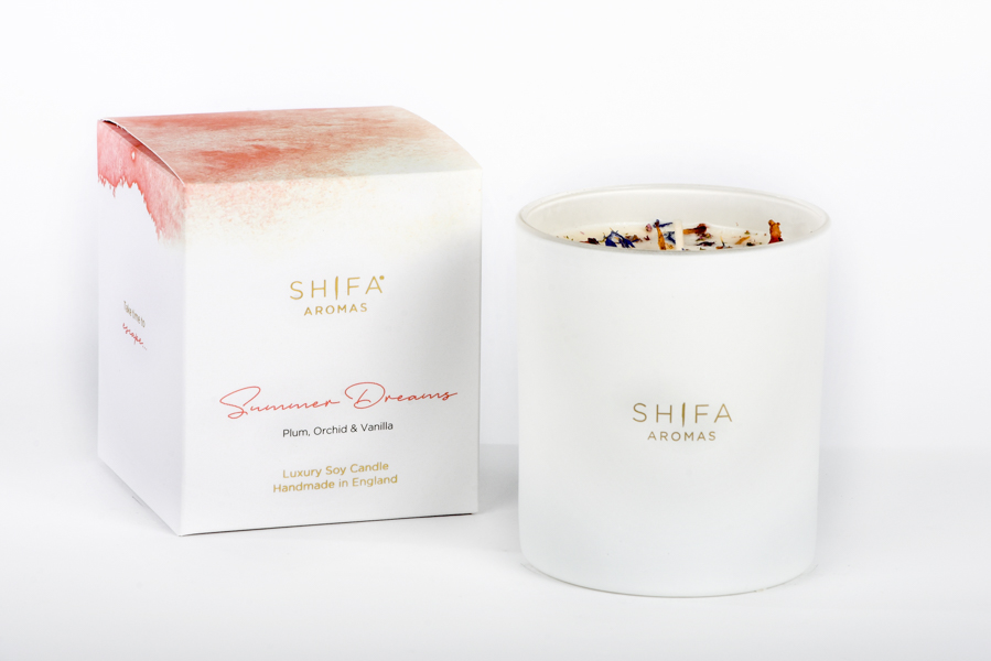 

Свеча Shifa Aromas Летние мечты 220 г в стекле