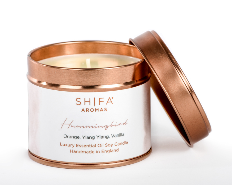 

Свеча Shifa Aromas Колибри 200 г в жестяной баночке