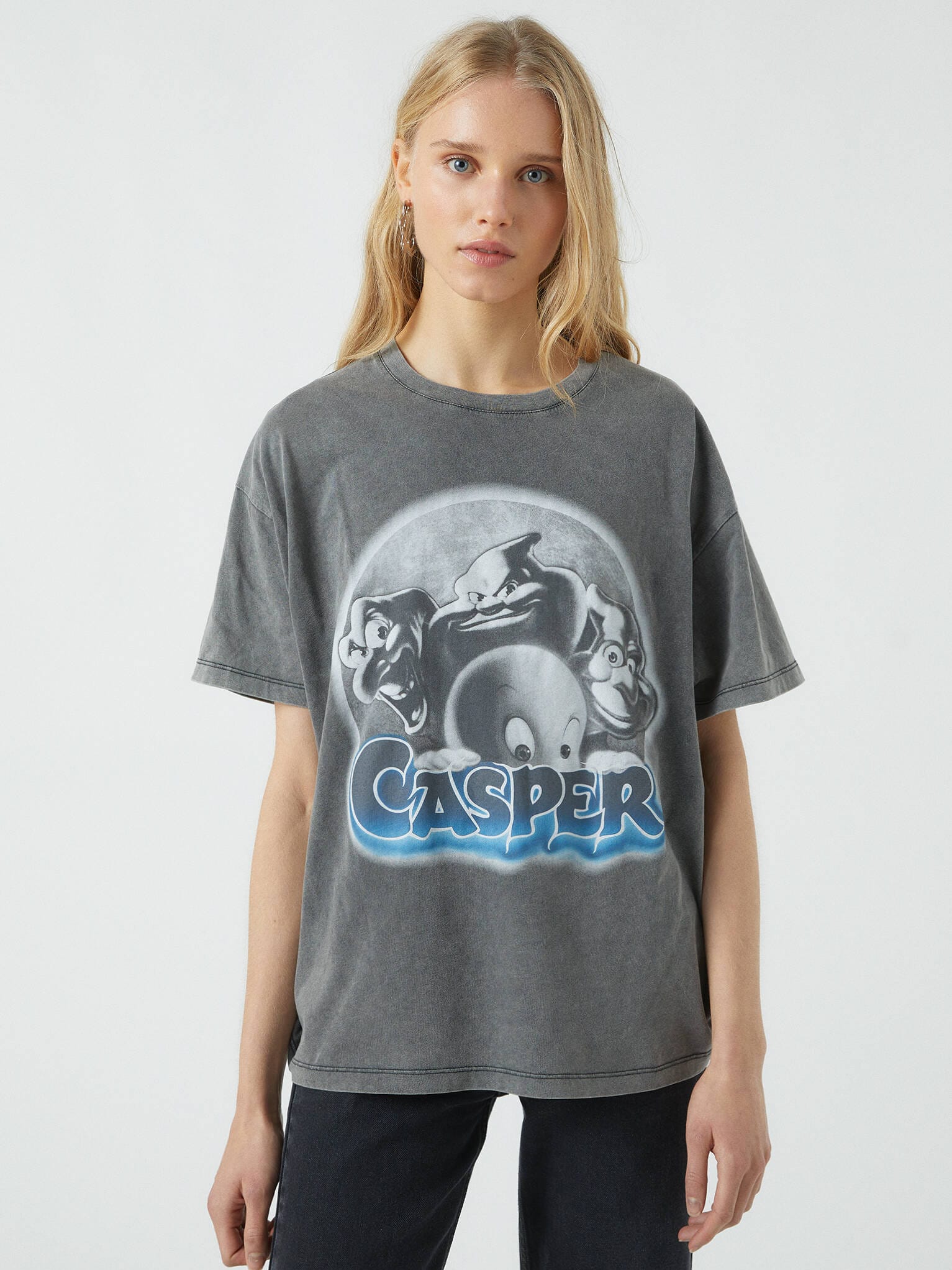 

Футболка Pull & Bear 4240/331/833  Графит с принтом, Футболка Pull & Bear 4240/331/833 XS Графит с принтом