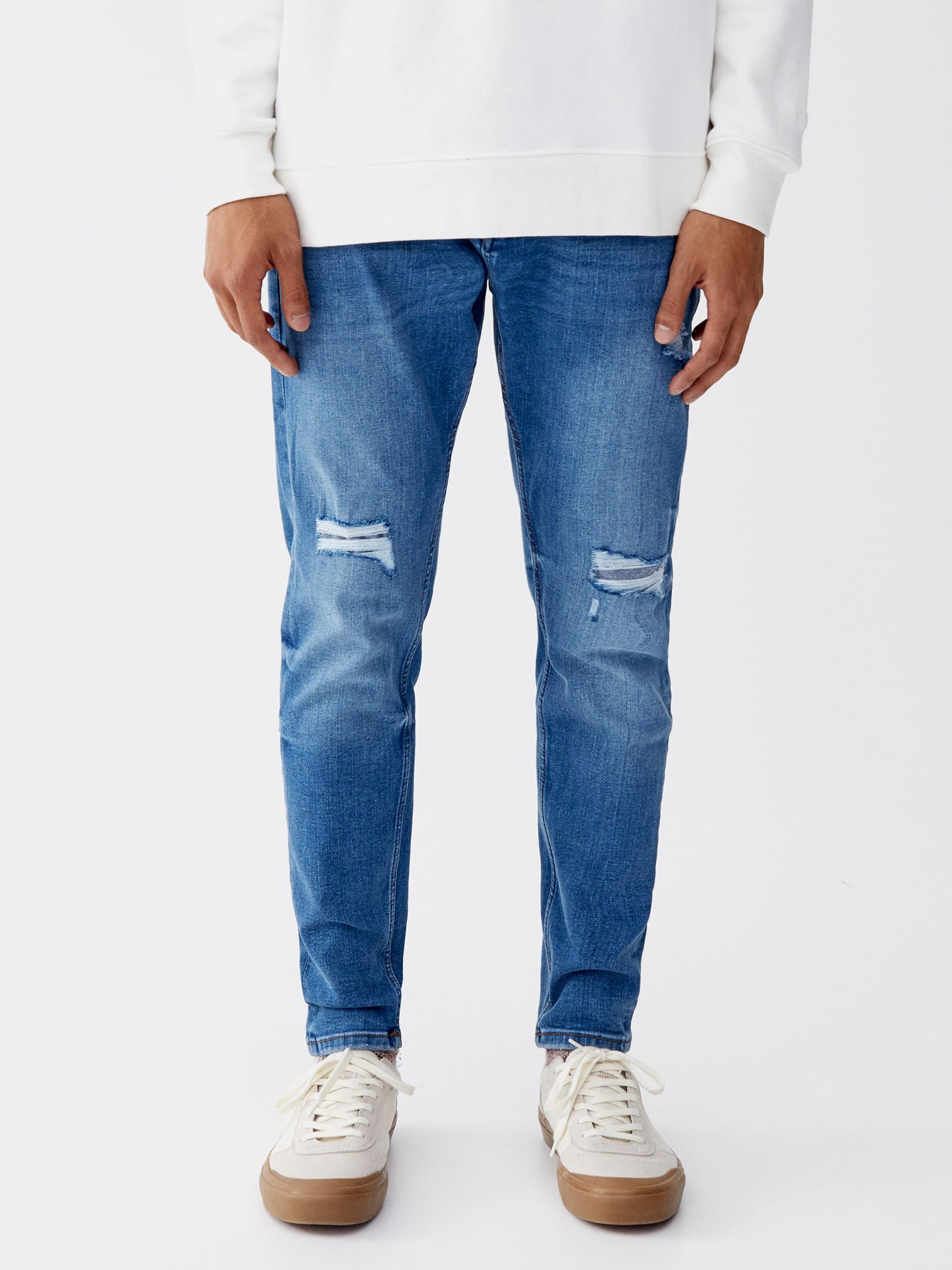 

Джинсы Pull & Bear 9688/561/427  Голубые джинс, Джинсы Pull & Bear 9688/561/427 38 Голубые джинс