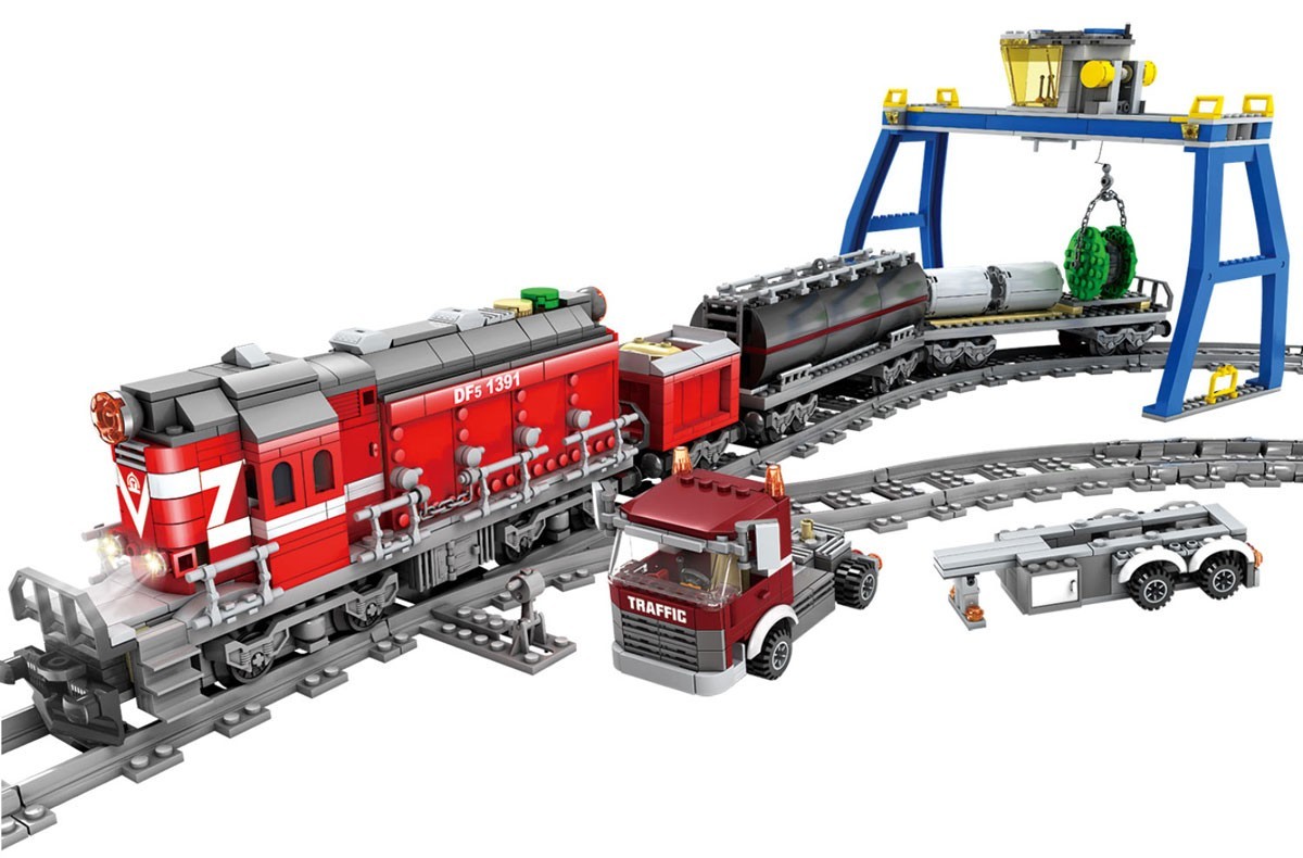 

Конструктор ZIPP Toys Поезд DF51391 с рельсами