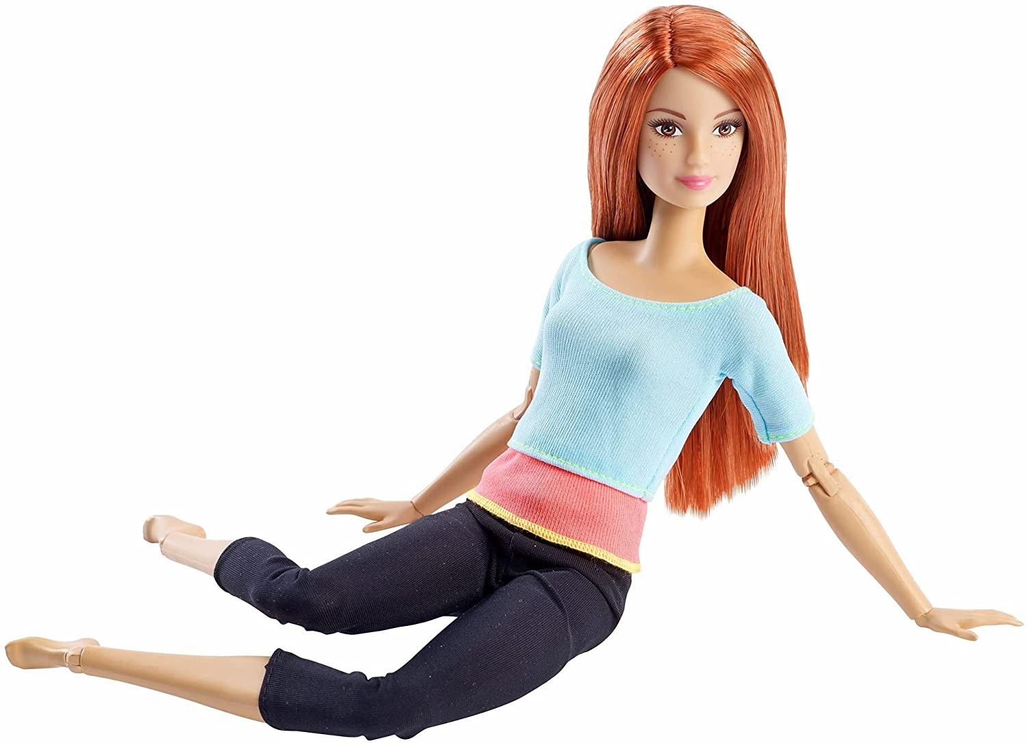 

Лялька Барбі Йога Рухайся як я Barbie Made to Move Barbie Doll, Blue Top Mattel