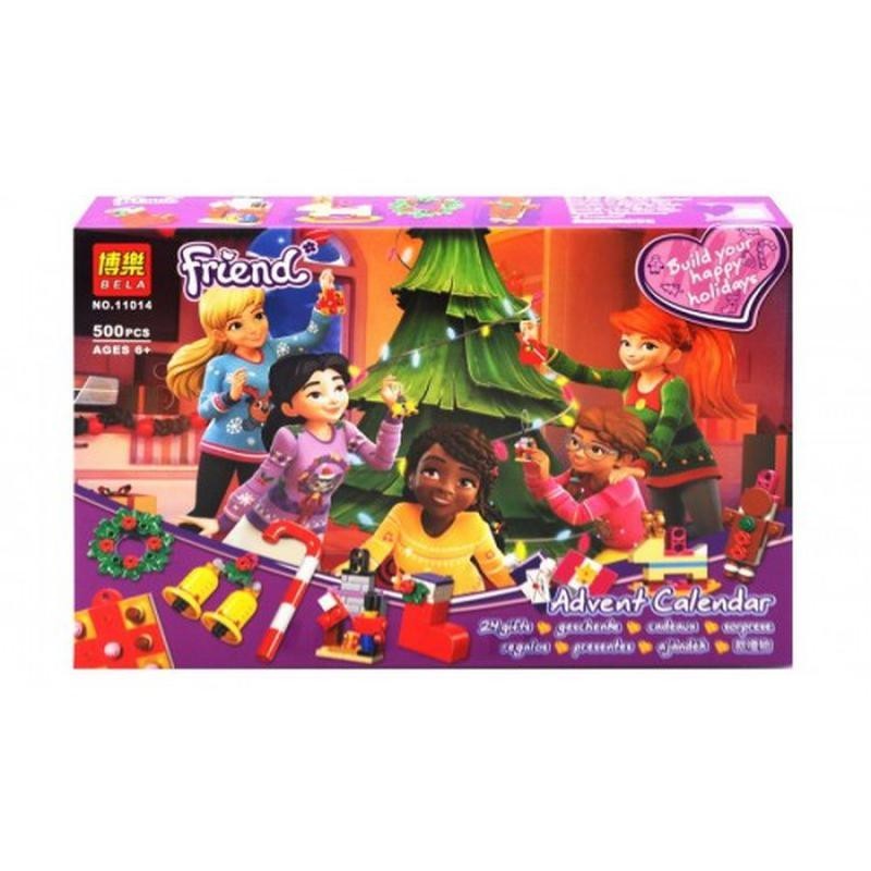 

Конструктор Bela 11014 Новогодний календарь Friends - 500 деталей