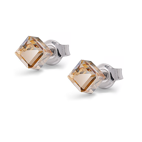 

Серьги KOBI KOSTKA 6x6 мм со Swarovski модели 7740-1080-06-32