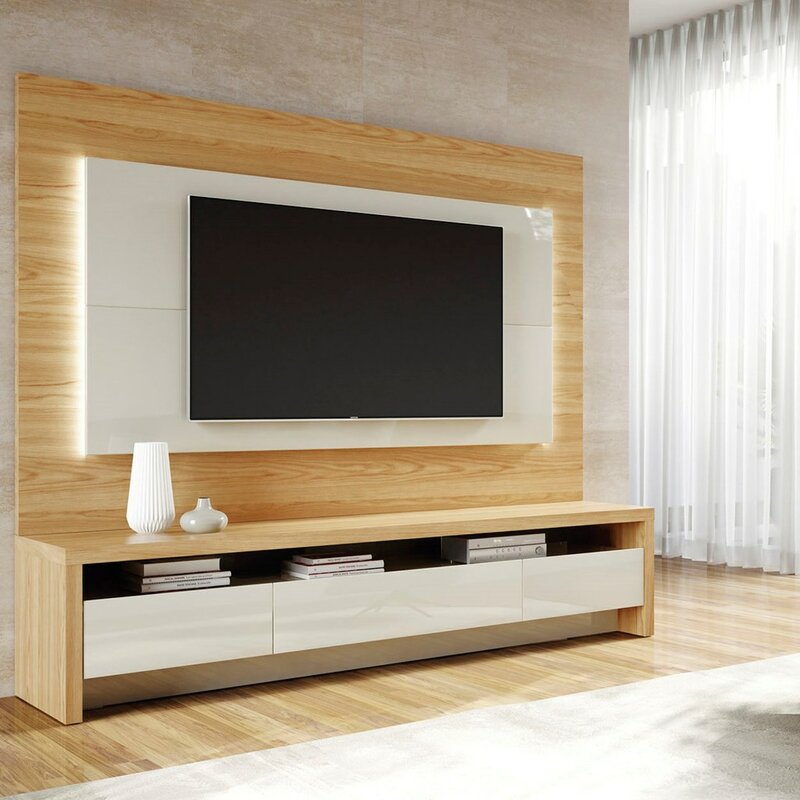 

Стенка в гостинную Makiver настенная для TV с диагональю 60" (WFR-120792)