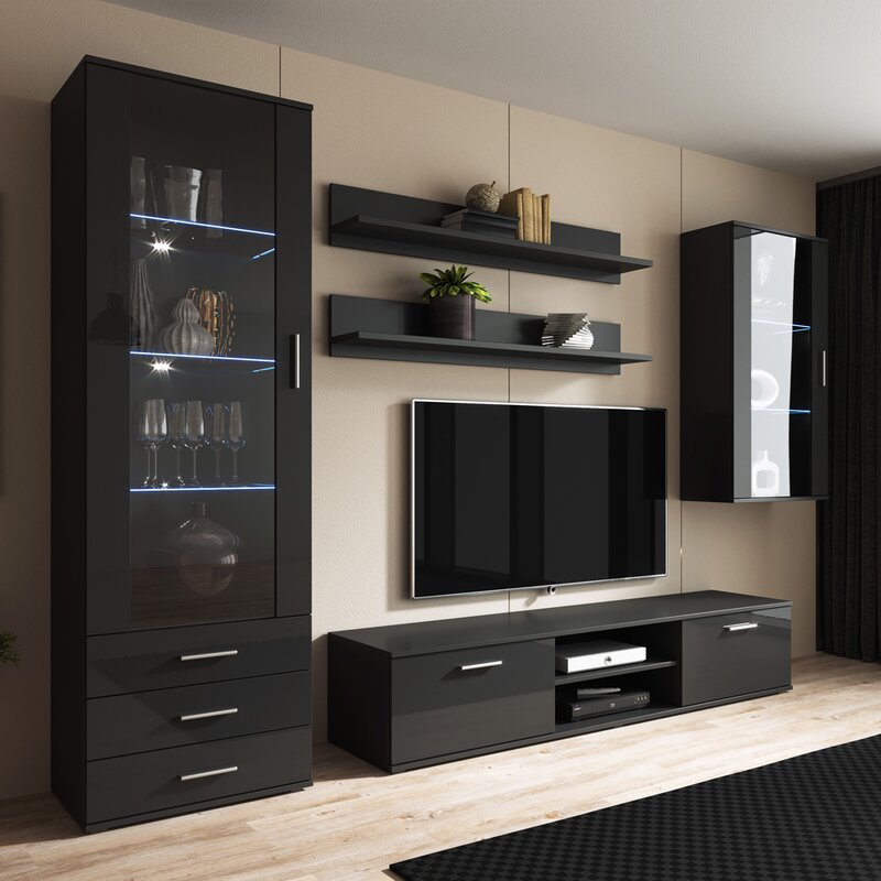

Стенка в гостинную Sabala для TV с диагональю 85" (WFR-138719)
