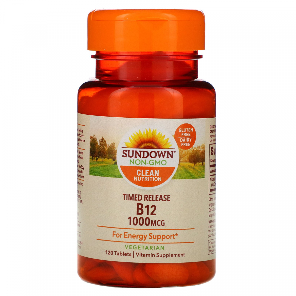 

Витамин B12 Sundown Naturals (Vitamin B12) 1000 мкг 120 таблеток