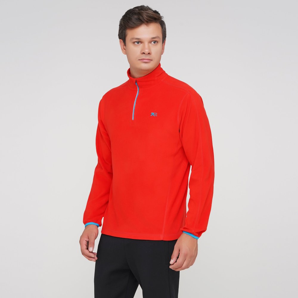 

Мужская спортивная кофта East Peak Men`S Fleece Halfzip Красный 48