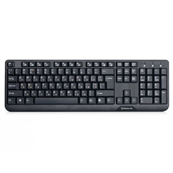 

Клавиатура REAL-EL Standard 500 Black USB UAH