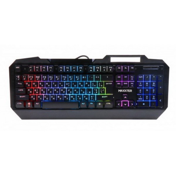 

Клавиатура Maxxter KBG-201-UL Black USB
