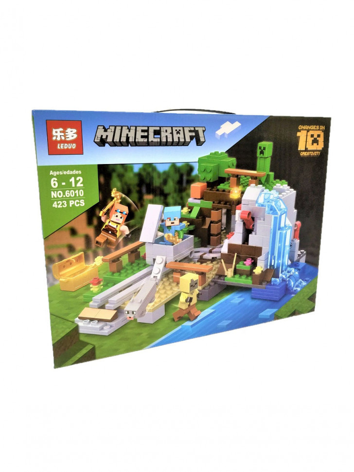 

Конструктор Leduo 6010 MINECRAFT 423 детали