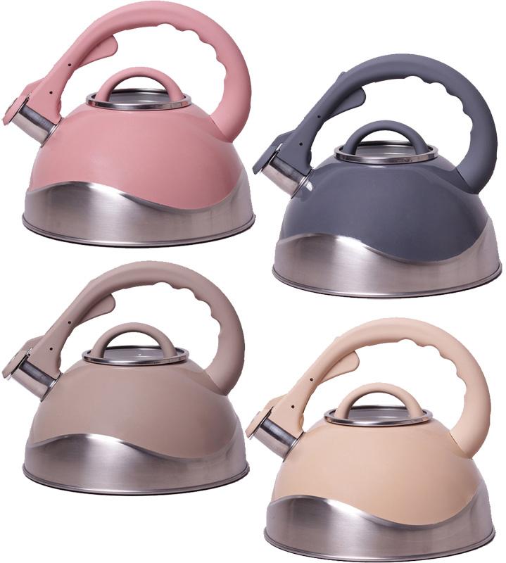 

Чайник Kamille Whistling Kettle 3л со свистком и стеклянной крышкой