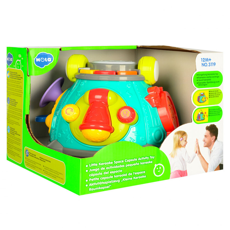 

Детская развивающая игра Мультибокс 3119 с трещоткой