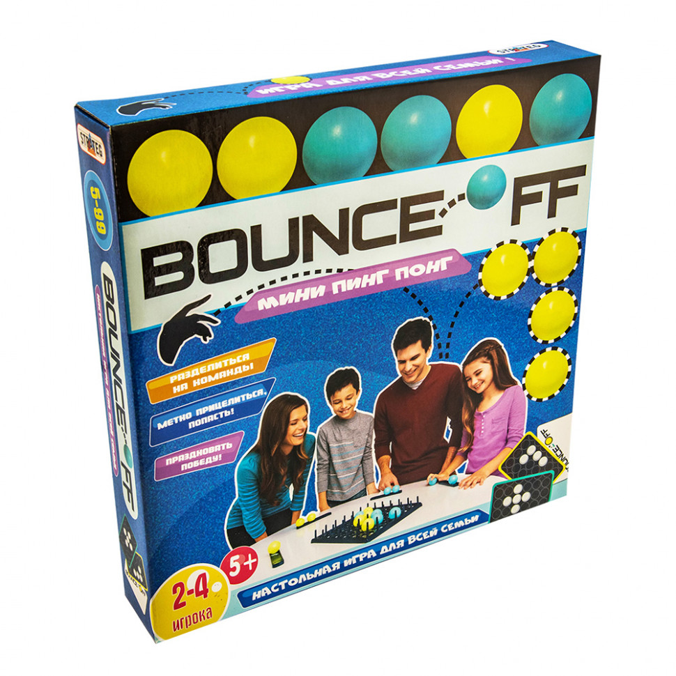 

Настольная игра "Bounce Off" (Мини пинг понг) 37745(126) рус